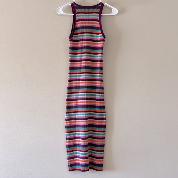 Trina Turk Blue Point Striped Bodycon Midi Dress - Picture 4 of 9